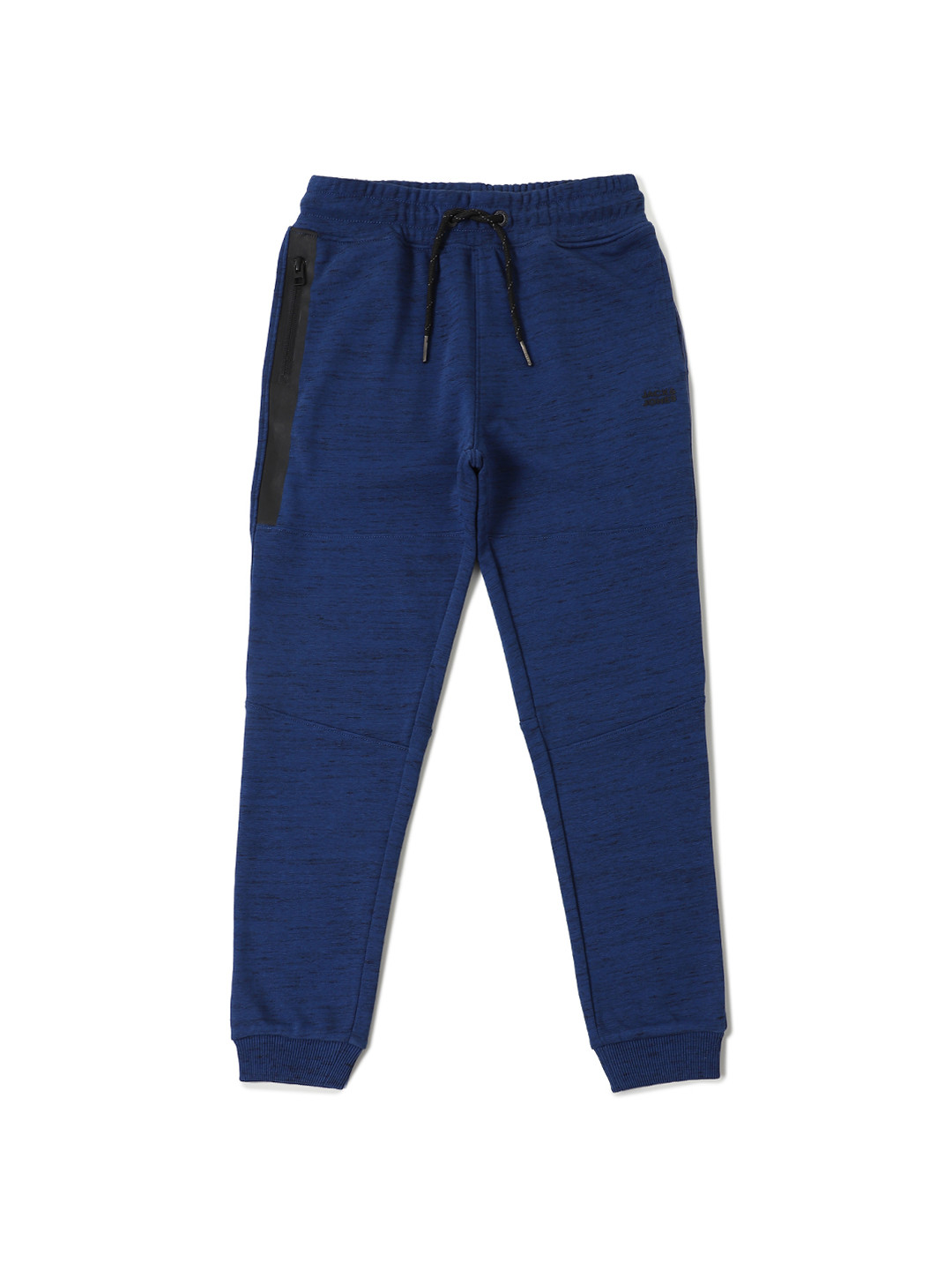 

Jack & Jones Boys Blue Solid Trackpant, Navy blue