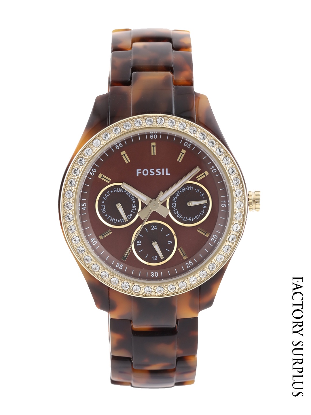 

Fossil Women Brown Dial Watch ES2795