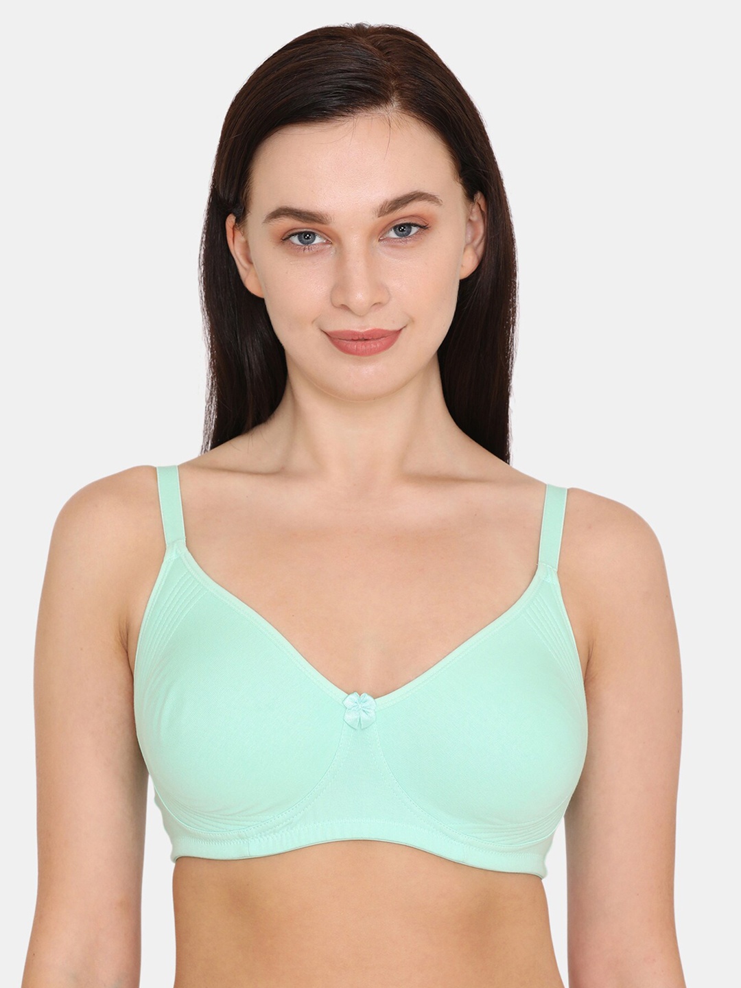 

Rosaline by Zivame Sea Green Everyday Bra - Half Coverage