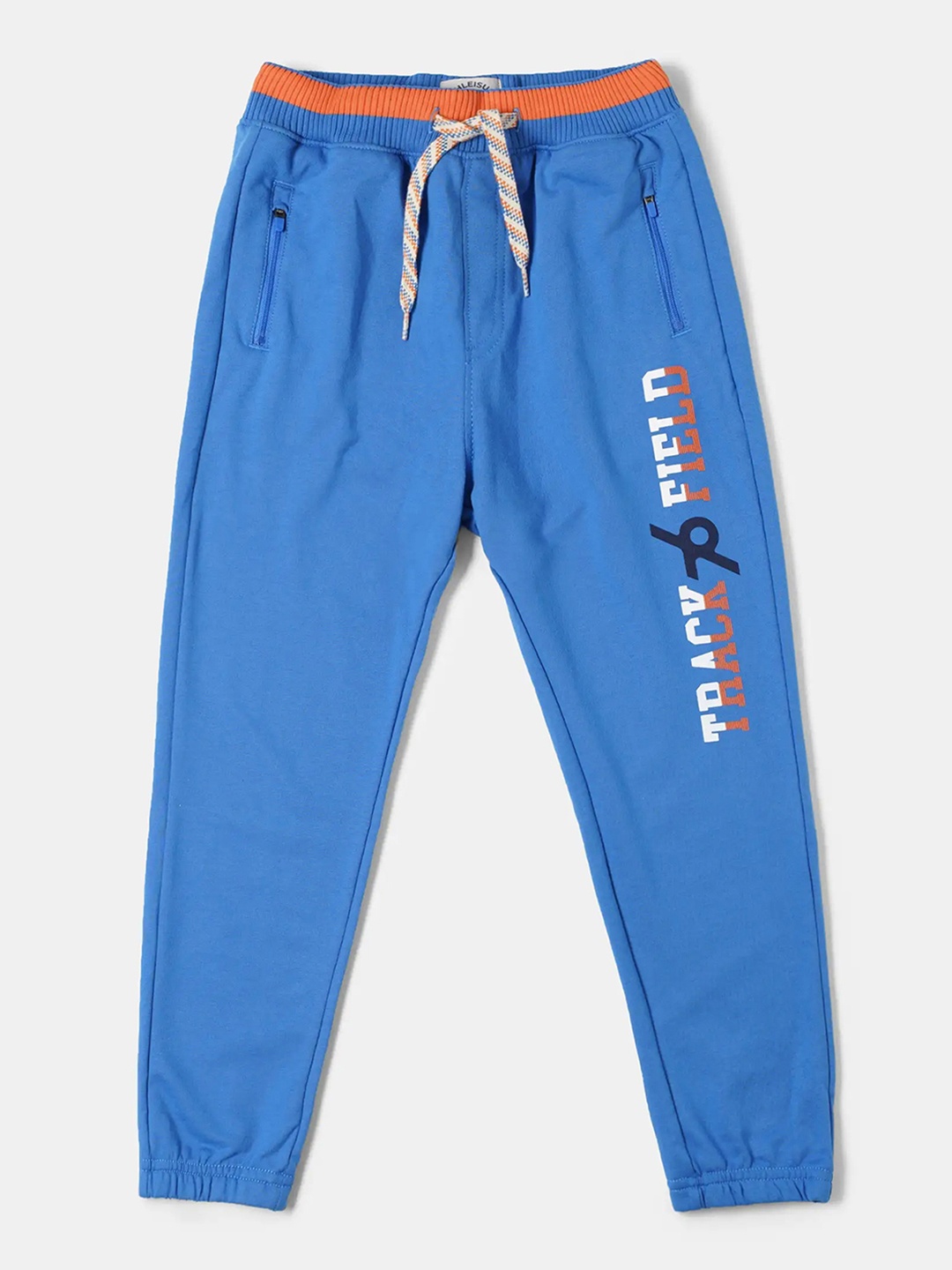 

Jockey Boys Printed Super Combed Cotton Rich Jogger - AB21, Blue