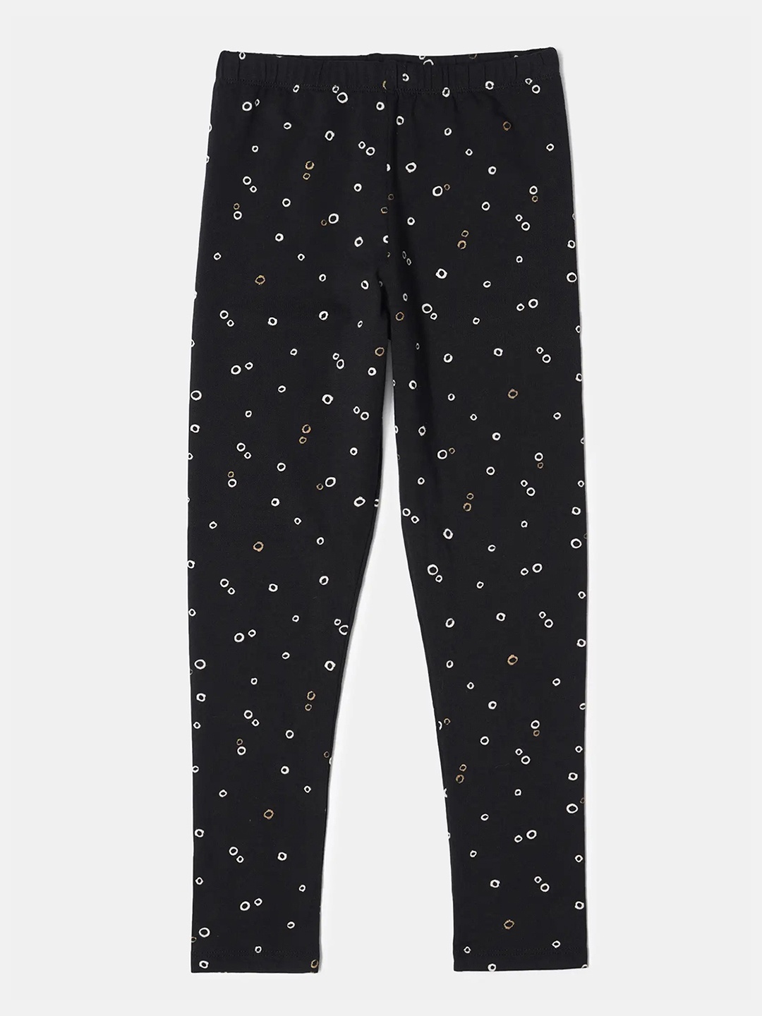 

Jockey Girls Super Combed Cotton Slim Fit Leggings With Durable Waistband - UG08, Black