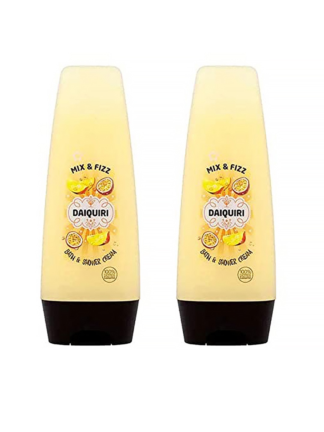 

Superdrug Mix & Fizz Set of 2 Daiquiri Bath & Shower Cream, Yellow