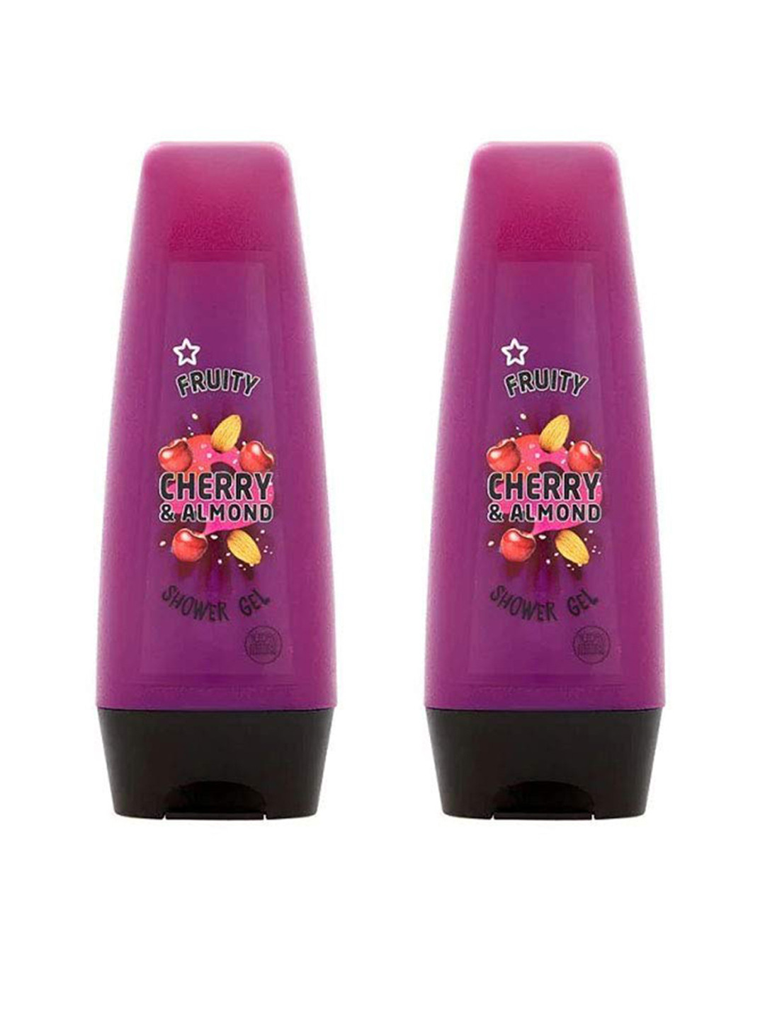 

Superdrug Fruity Set of 2 Cherry & Almond Shower Gel, Purple