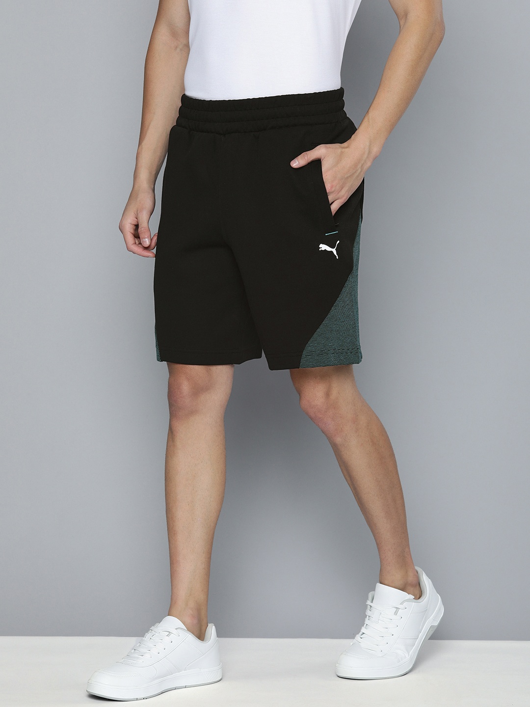 

PUMA Motorsport Men Black Solid Motorsports Shorts