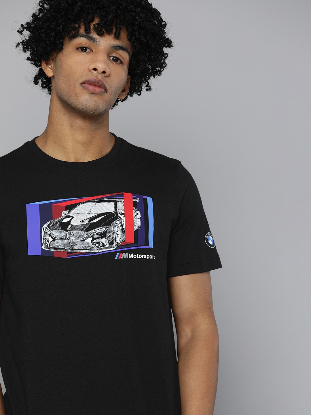 

PUMA Black BMW MMS Car Graphic Motorsport T-shirt