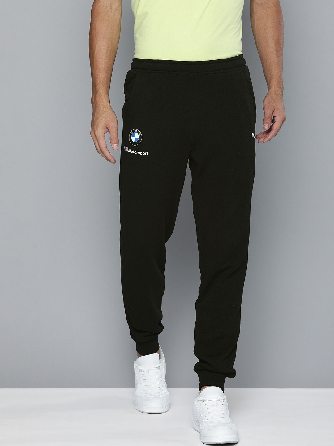 

PUMA Motorsport Men Black Regular Fit BMW MS ESS Joggers With Printed Detailing