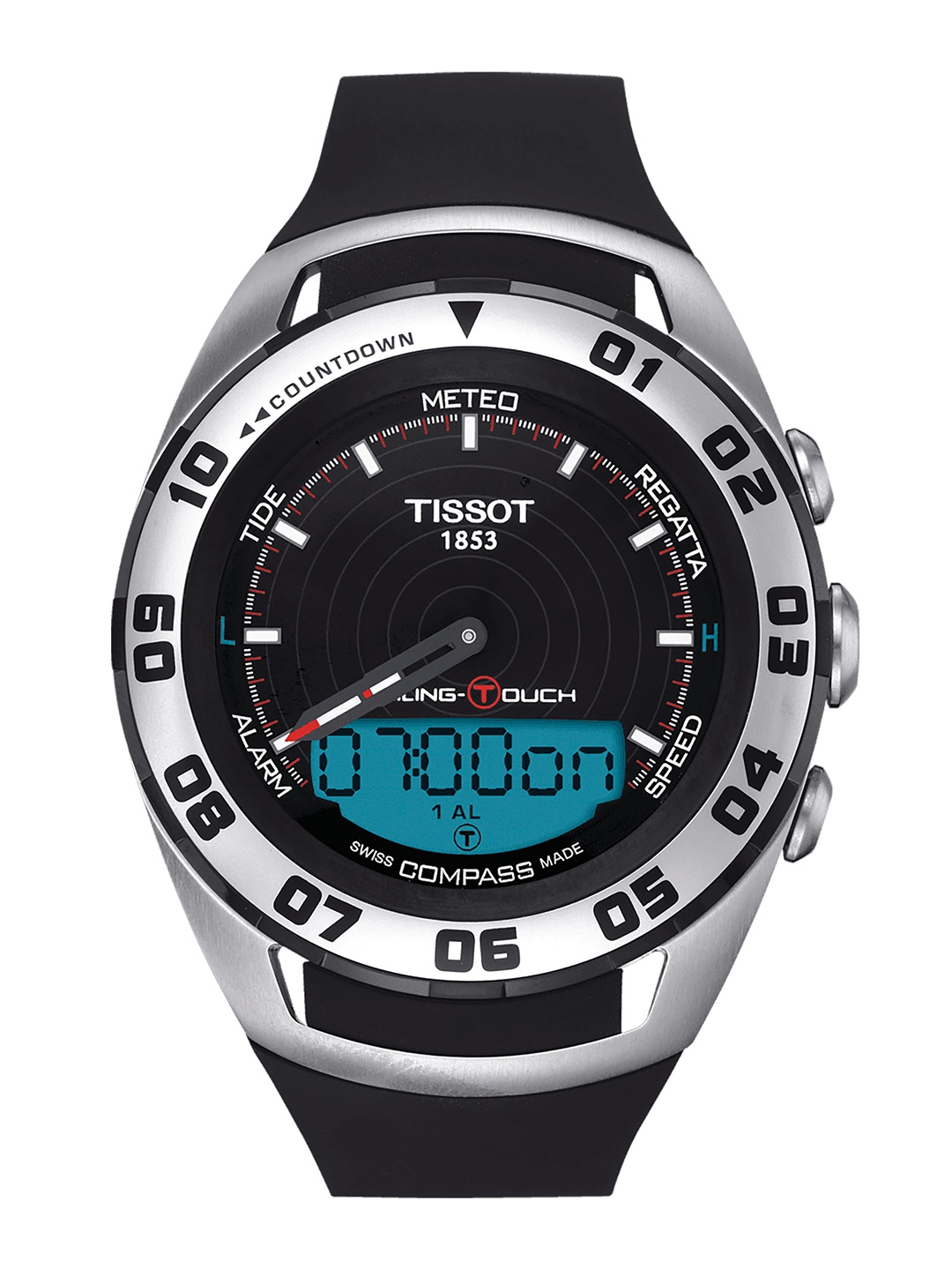

TISSOT Men Black Analogue and Digital Watch T0564202705101