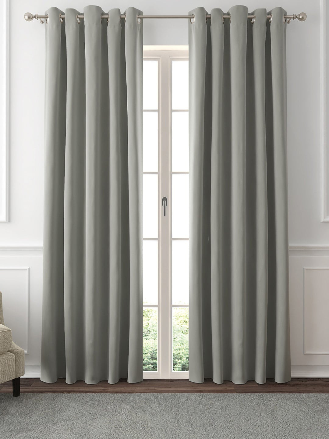

GM Grey Set of 2 Curtain Curtains
