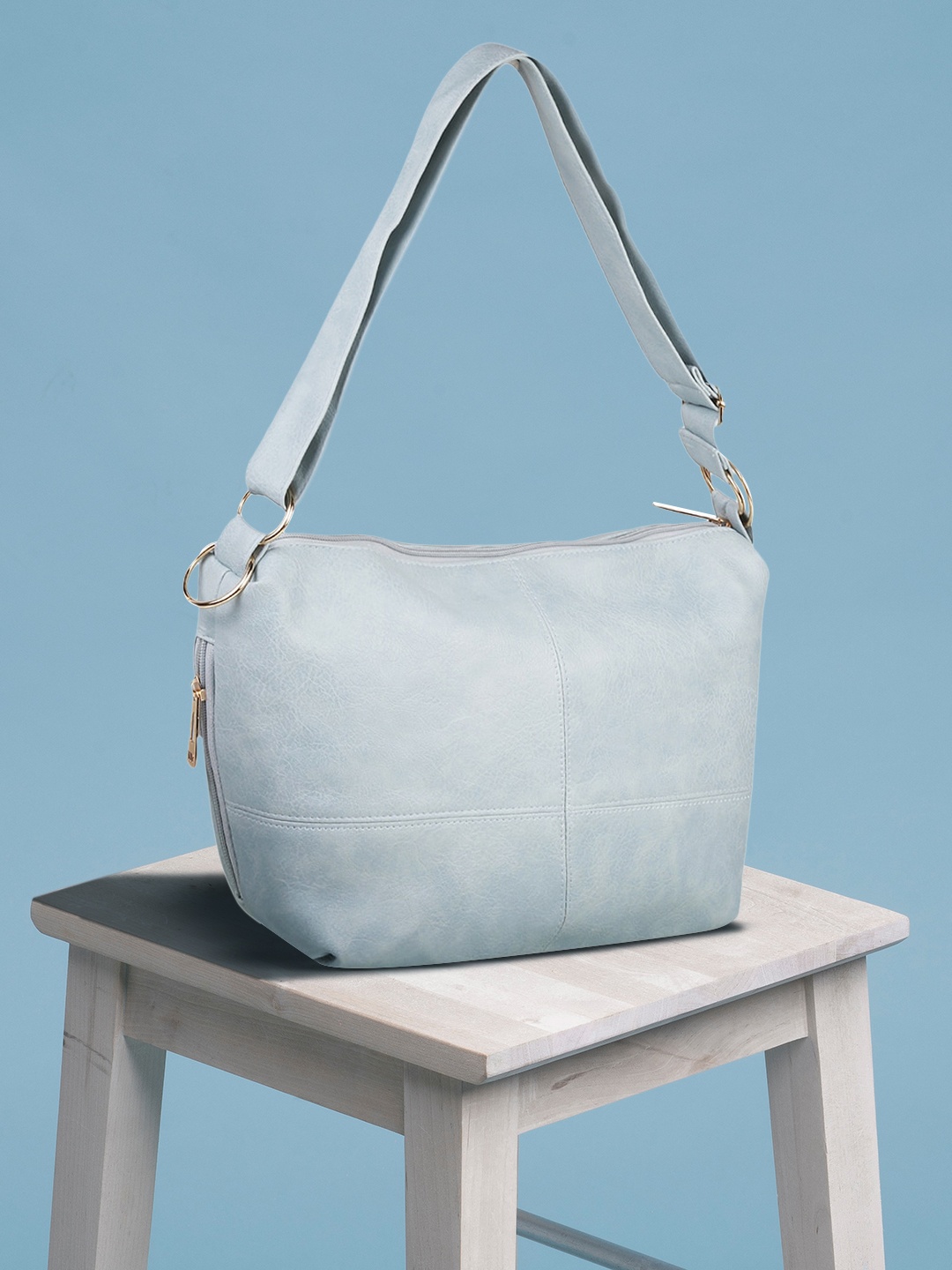 

WALKWAY by Metro Blue Solid Shoulder Bag