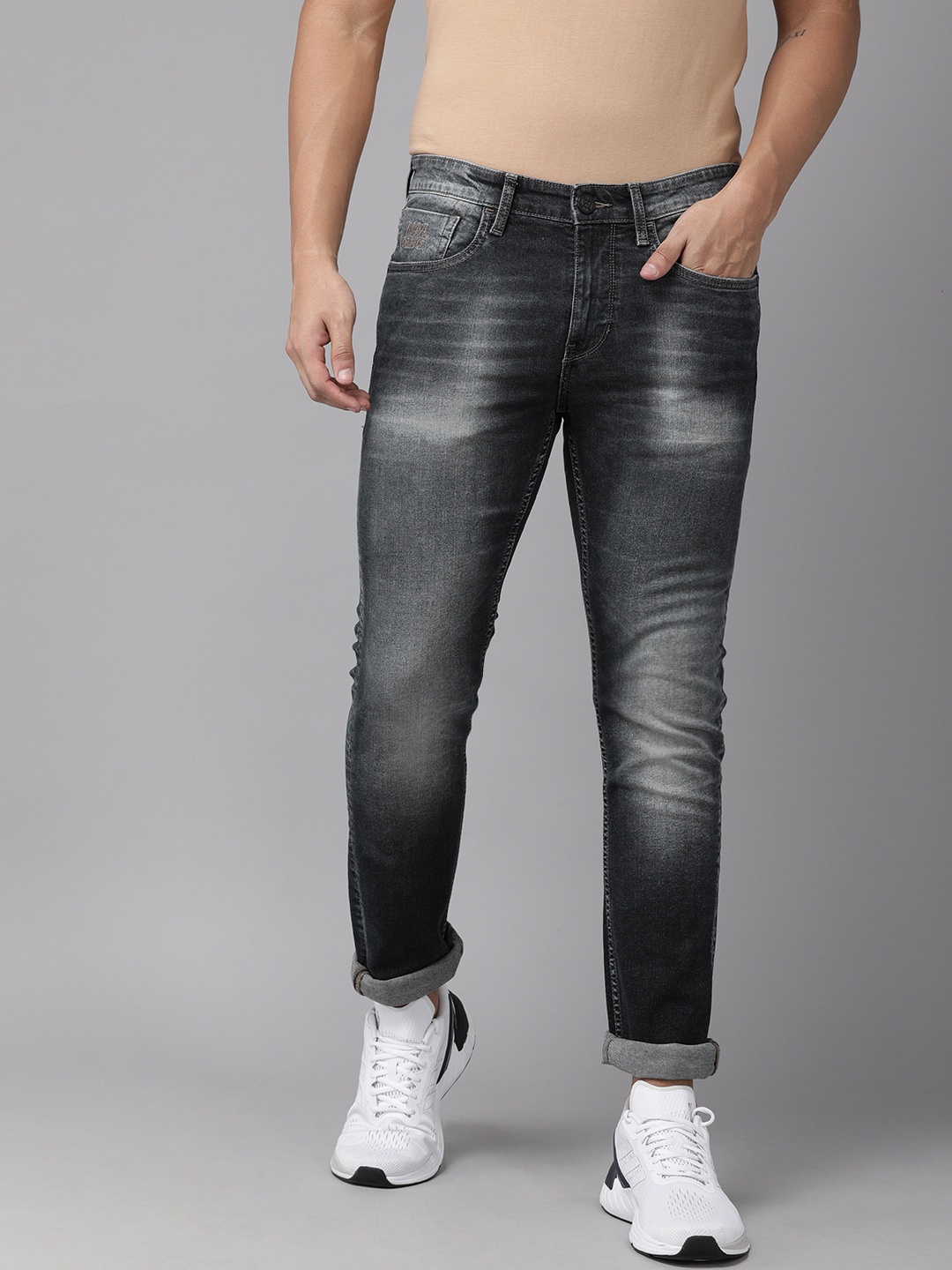 

U.S. Polo Assn. Denim Co. Men Blue Skinny Fit Mid-Rise Clean Look Stretchable Jeans