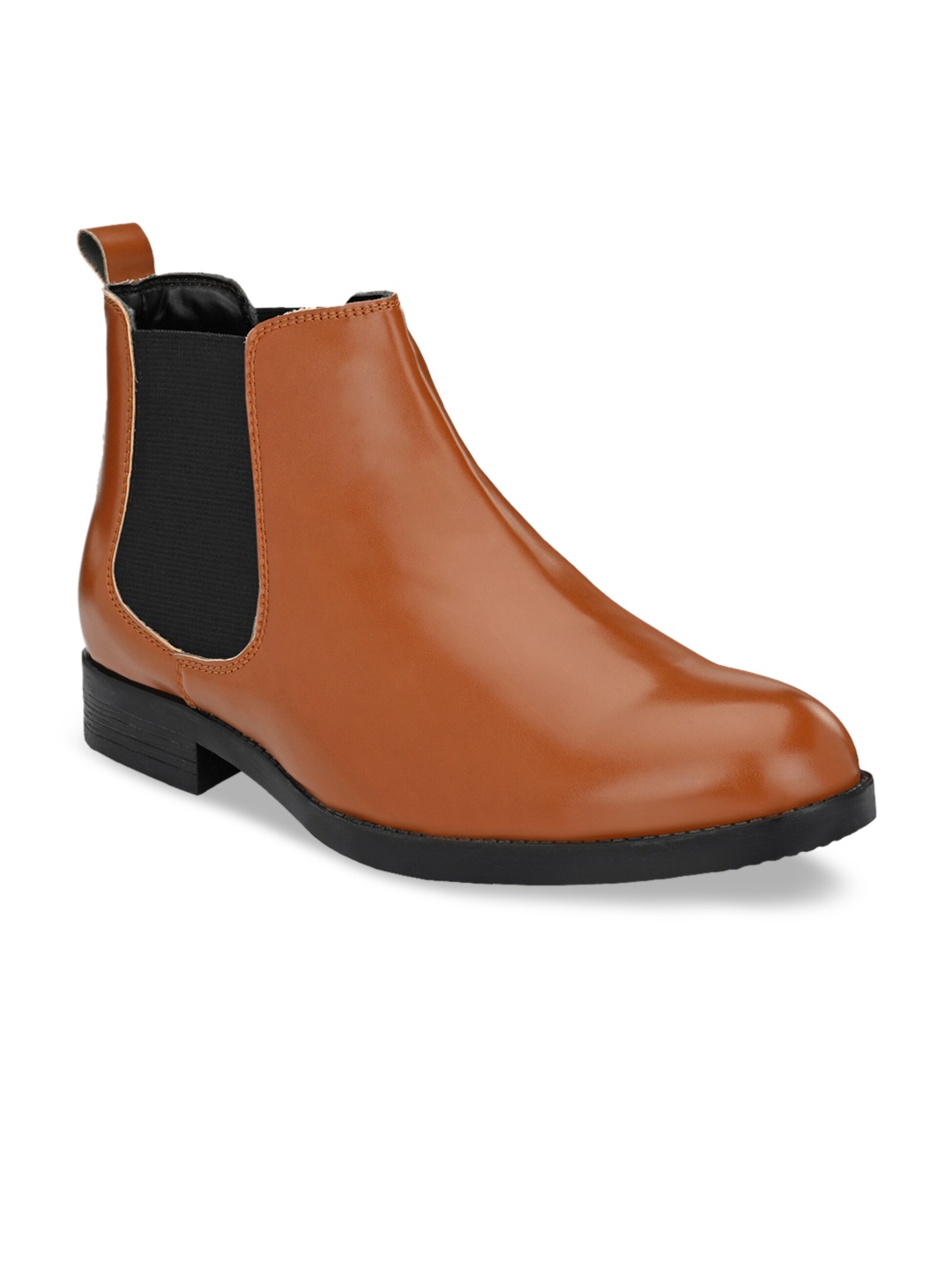 

Hirels Men Mid-Top Chelsea Boots, Tan