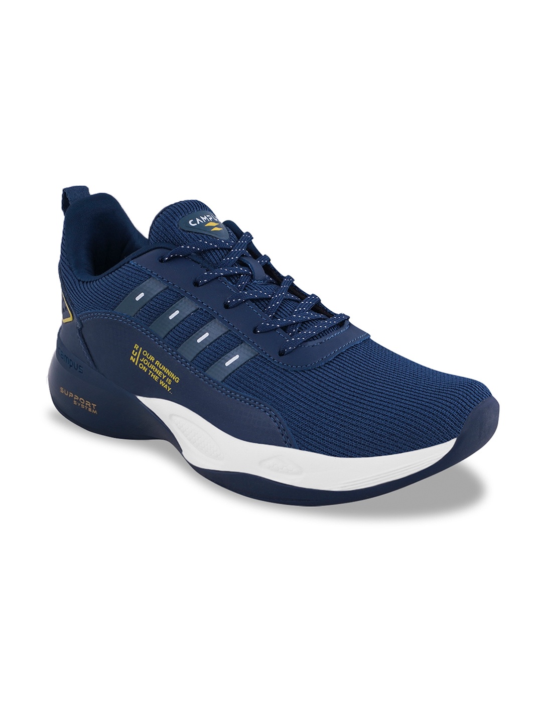 

Campus Men Navy Blue Mesh Running Shoes