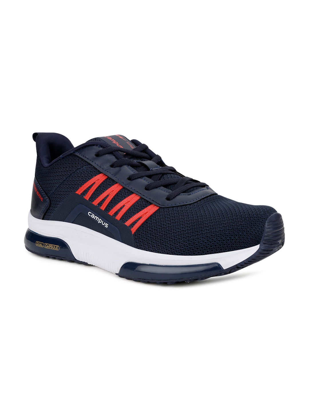 

Campus Men Navy Blue Mesh Running Shoes