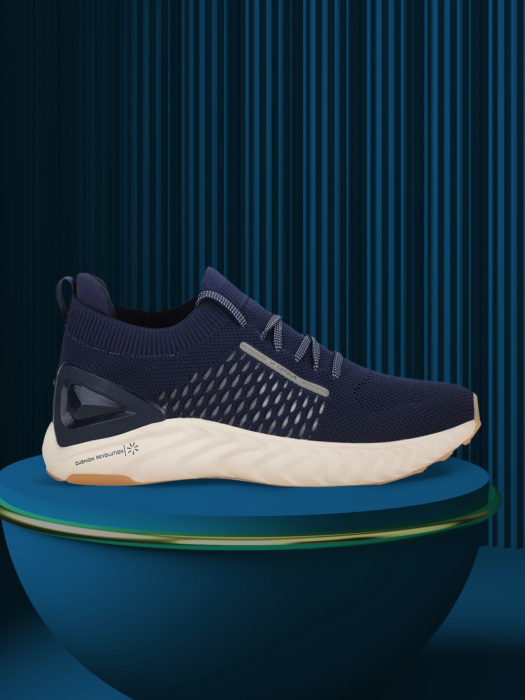 

Campus Men Navy Blue Street-Run Shoes