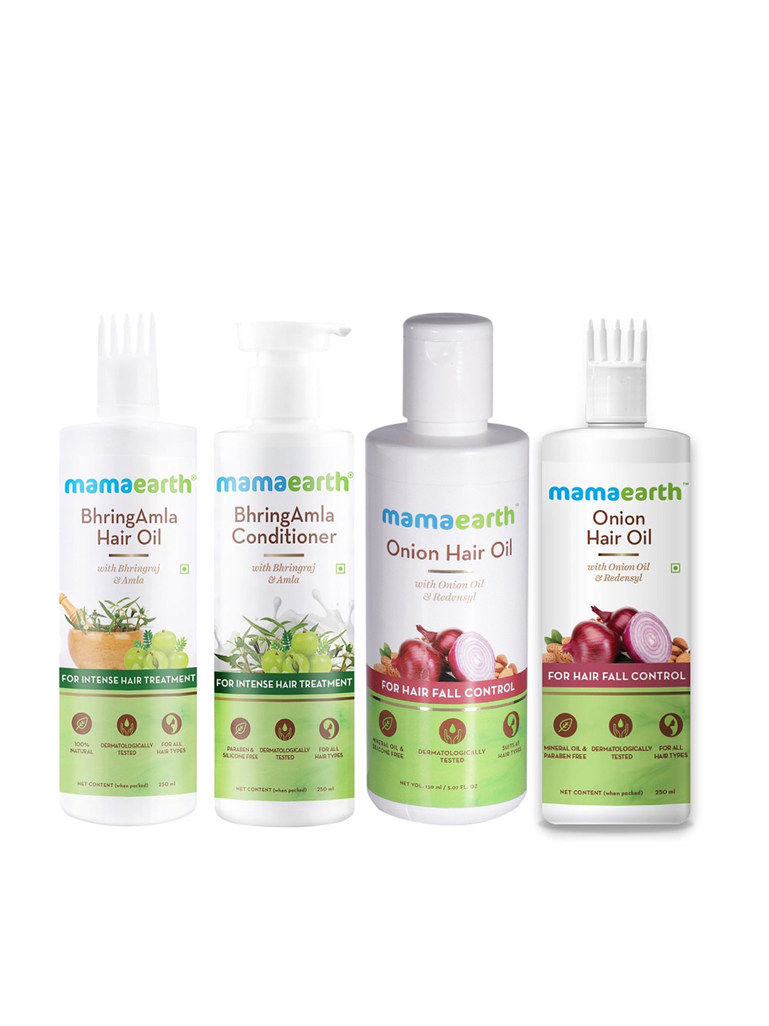 

Mamaearth Set of Paraben-Free Hair Oil & Hair Conditioner, White