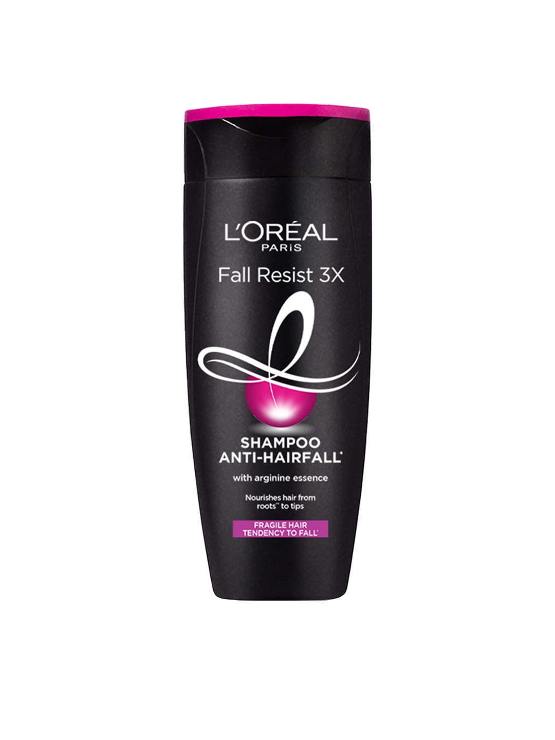 

LOreal Paris Fall Resist 3X Arginine Anti-Hair Fall Shampoo 340 ml, Black