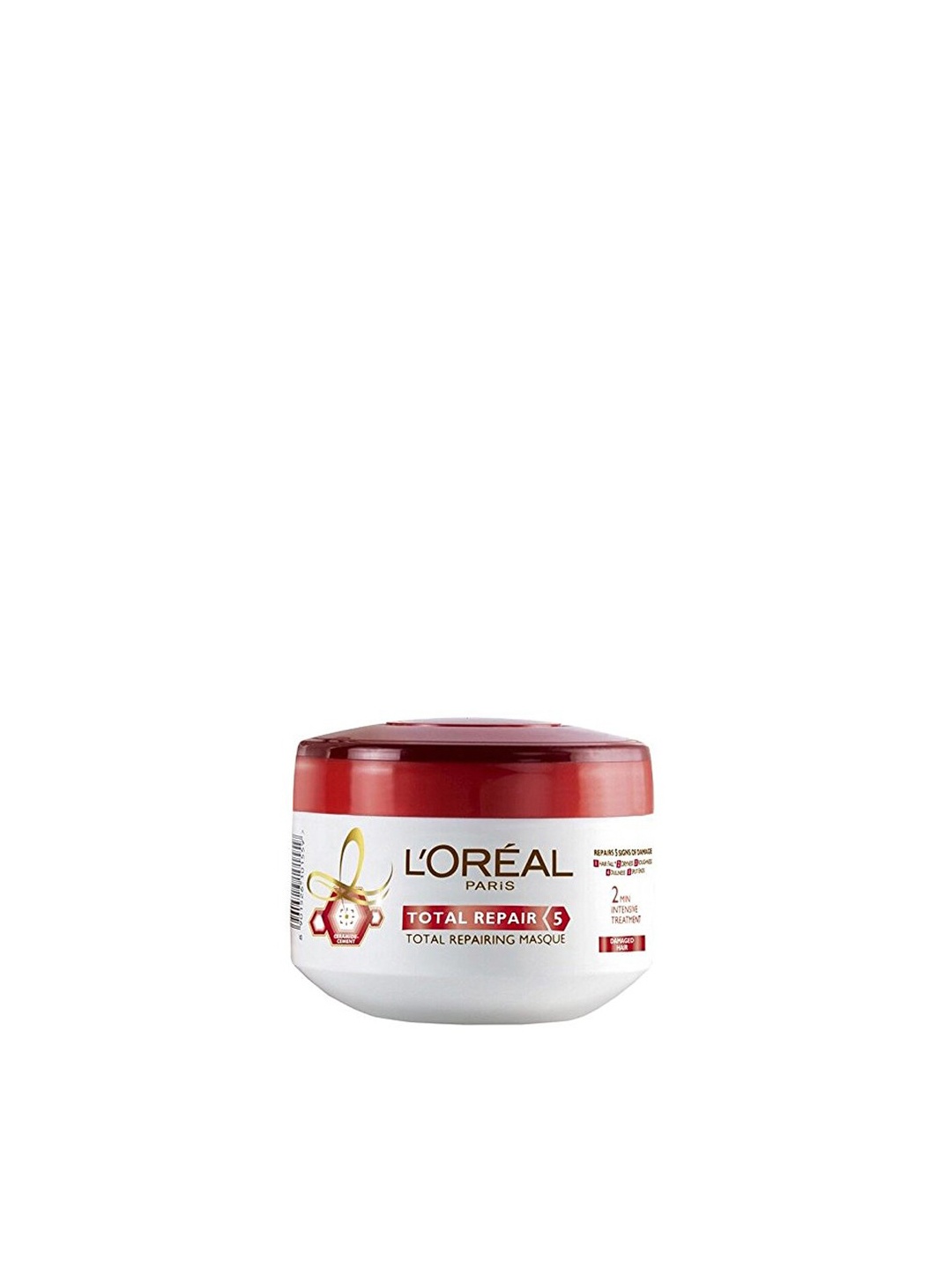 

LOreal Paris Total Repair 5 Hair Masque 200ml, White