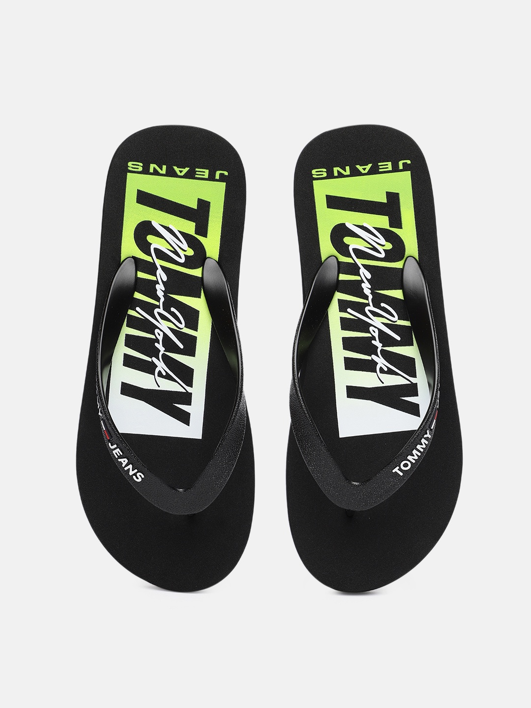 

Tommy Hilfiger Men Black Printed Thong Flip-Flops