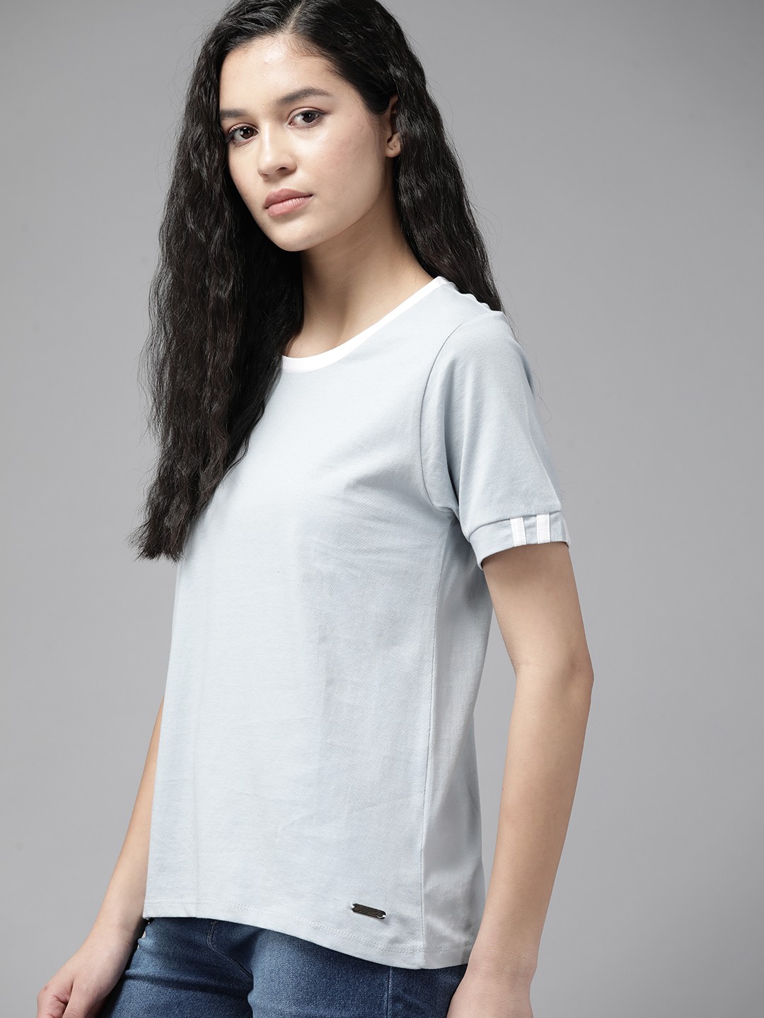

The Roadster Lifestyle Co. Pure Cotton T-shirt, Blue