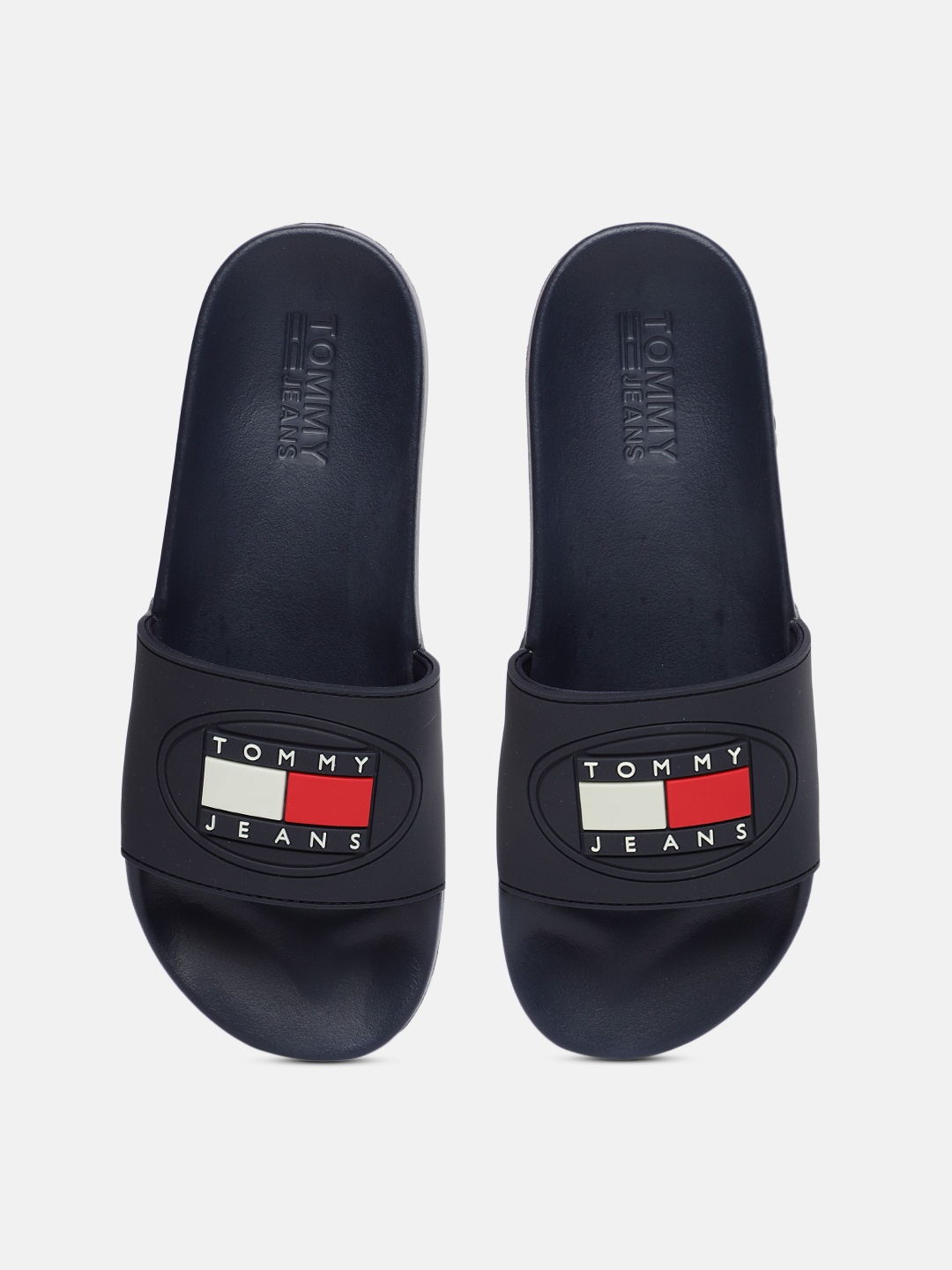 

Tommy Hilfiger Men Navy Blue Brand Logo Sliders