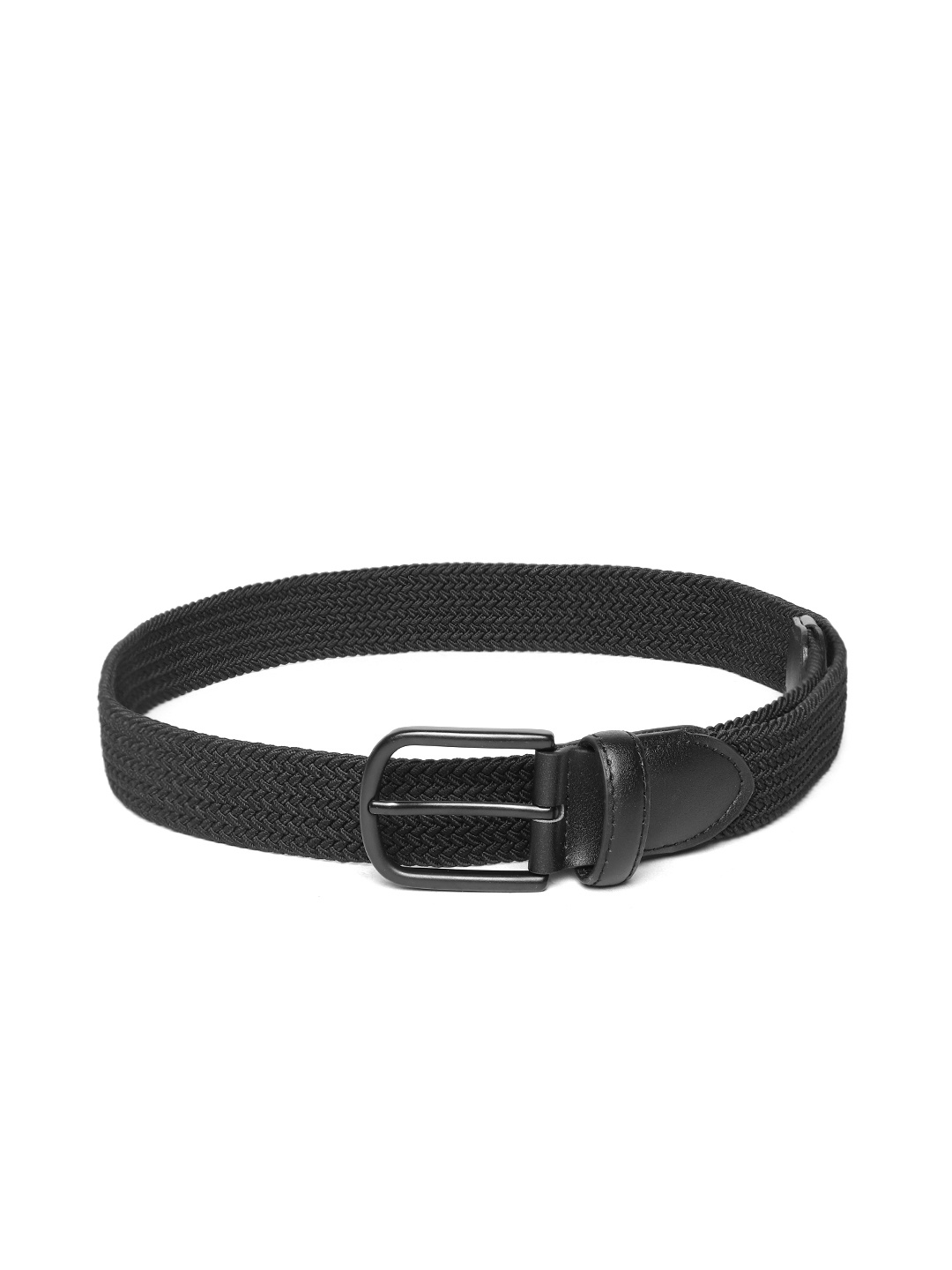 

Marks & Spencer Men Black Braided Belt