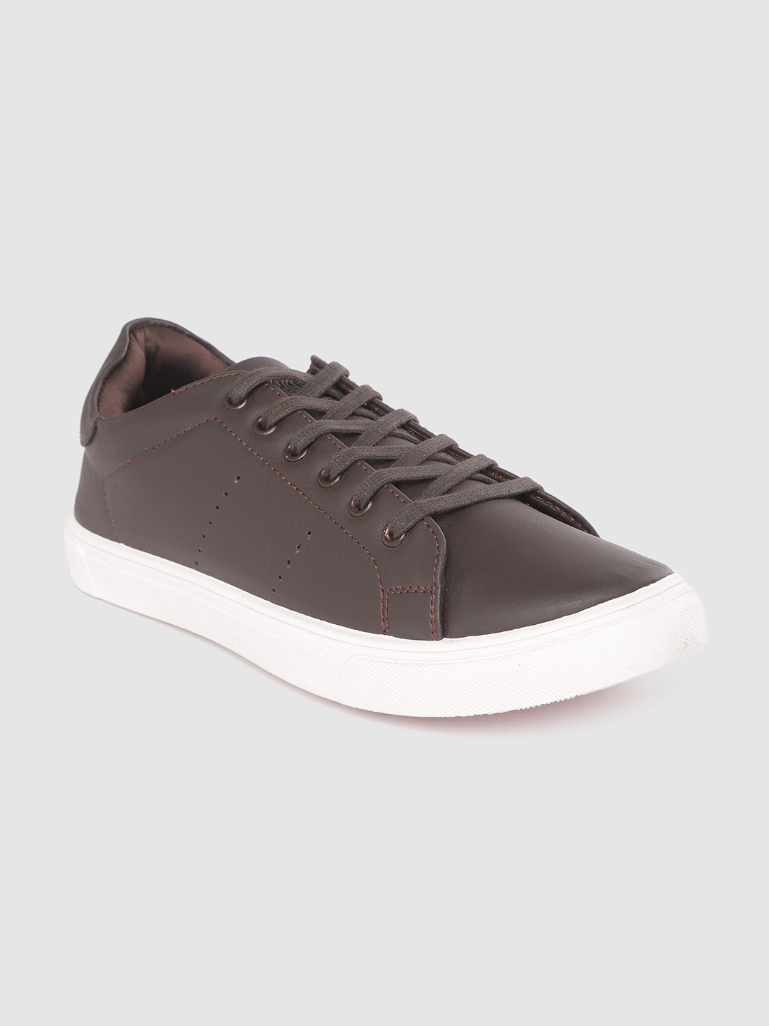 

The Roadster Lifestyle Co Men Brown Solid Sneakers