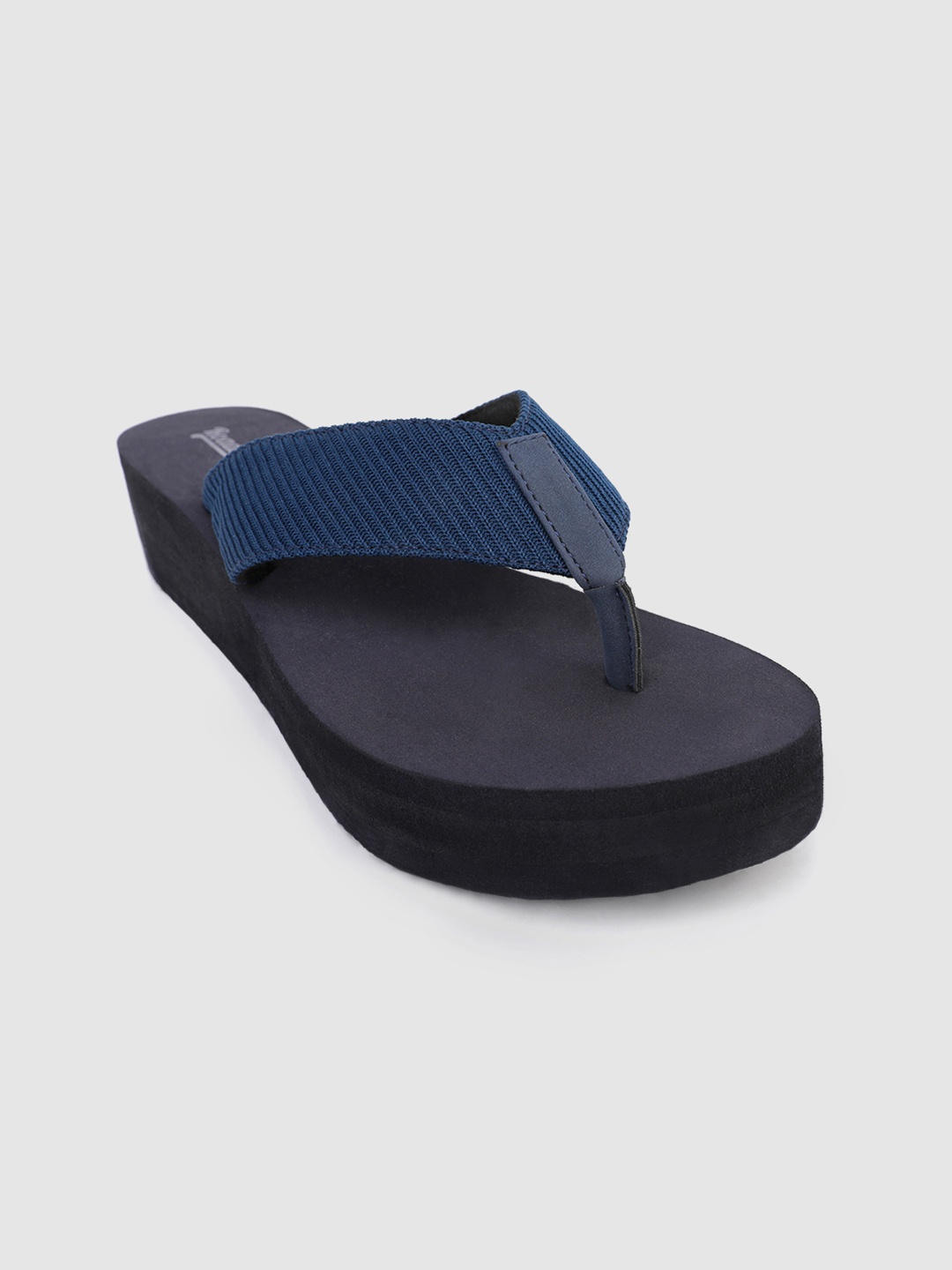 

The Roadster Lifestyle Co Women Blue & Black Thong Flip-Flops
