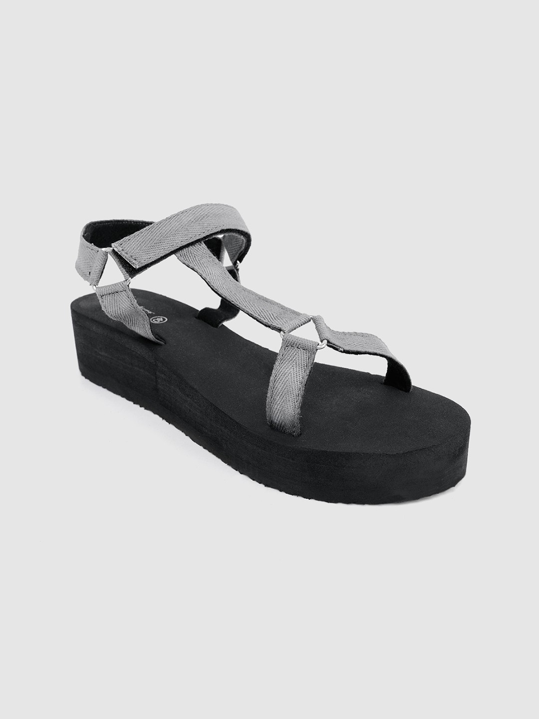 

The Roadster Lifestyle Co Women Grey Solid Flatforms