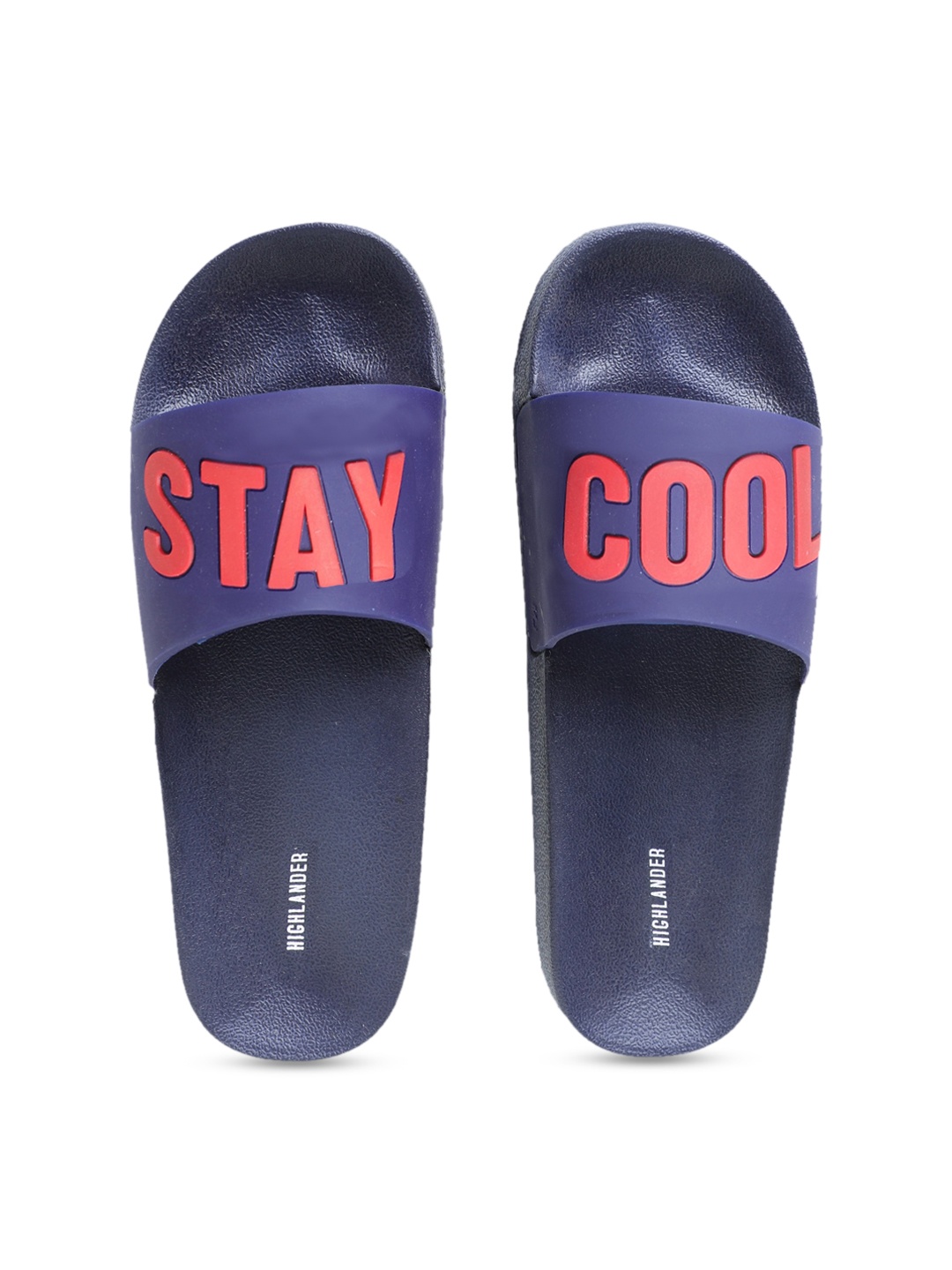 

HIGHLANDER SLIP-ON SLIDERS, Navy blue