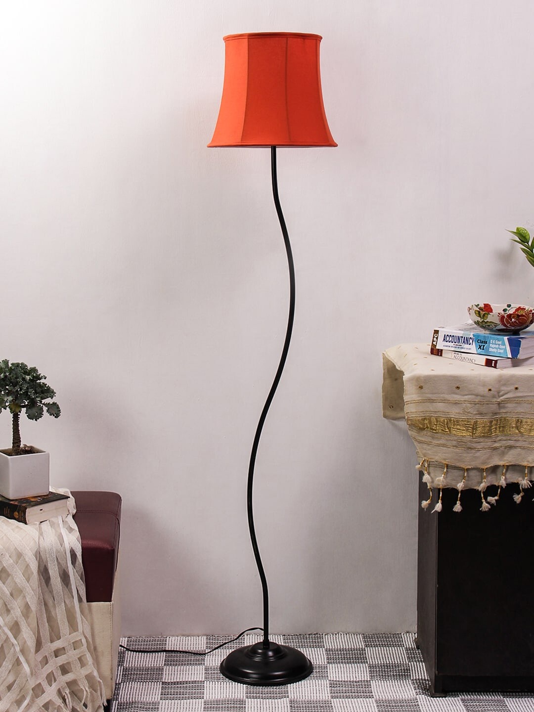 

Devansh Orange Solid Contemporary Club Lamp