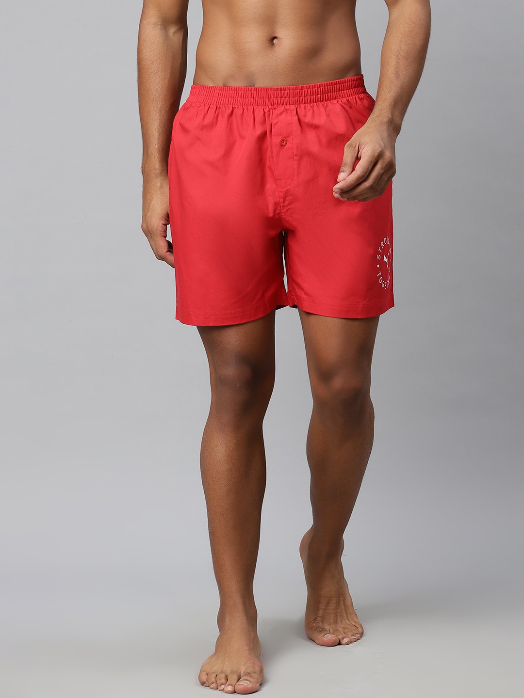

Puma Men Red Solid Pure Cotton Boxers 93214204
