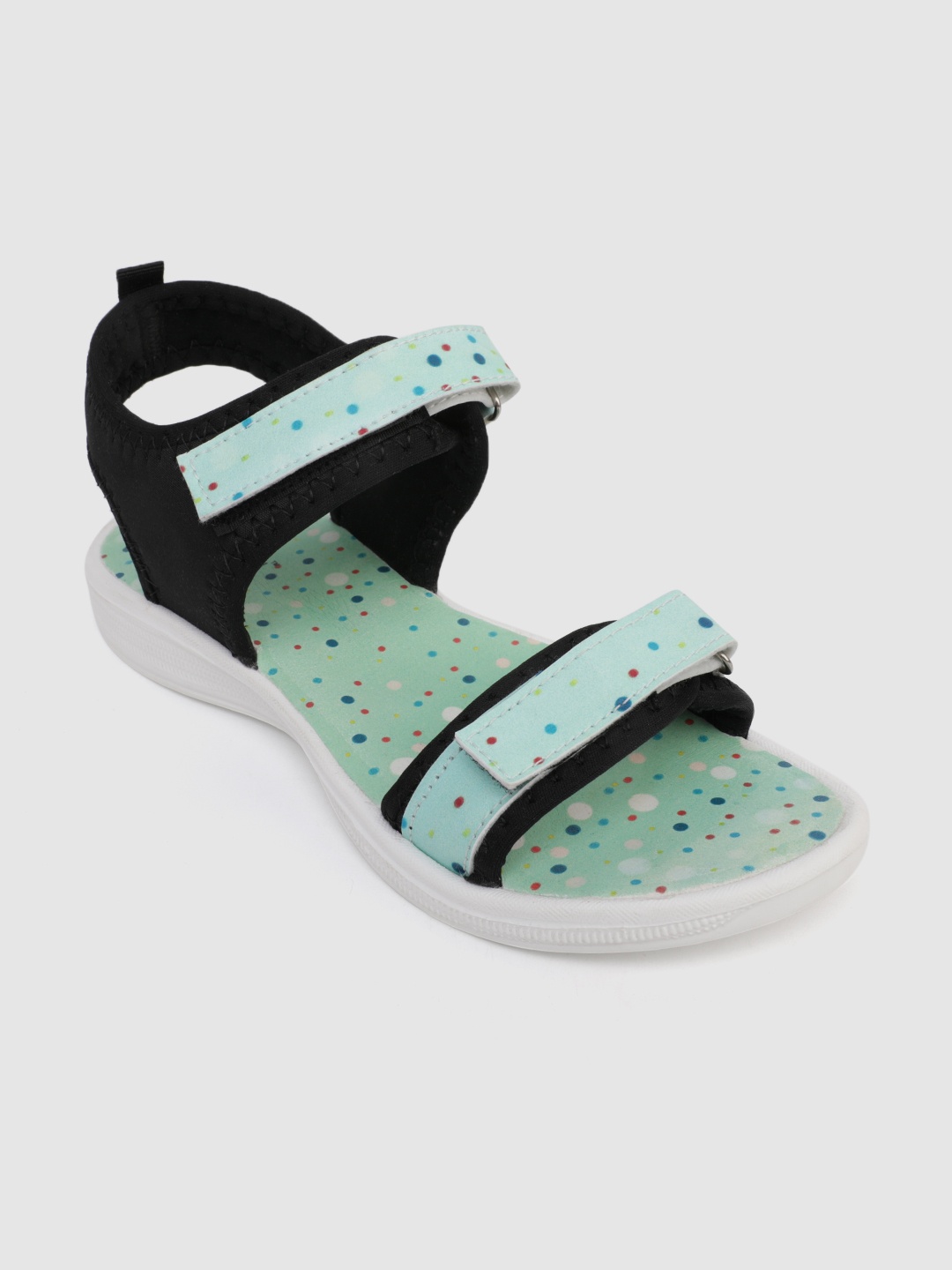 

DressBerry Women Green Printed Sports Sandals