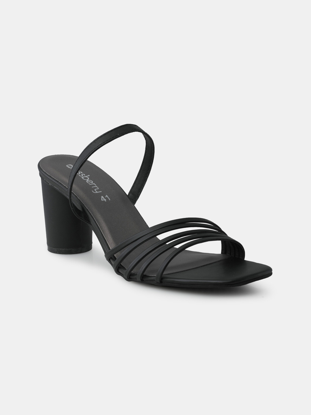 

DressBerry Women Black Solid Sandals