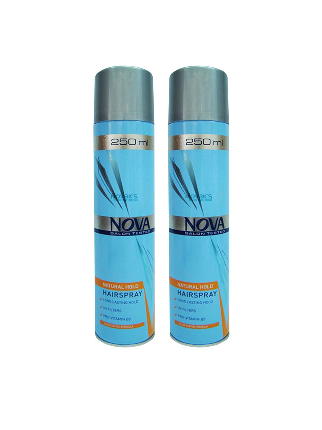

NOVA Blue Natural Hold Hair Spray, 250ml (Pack of 2)