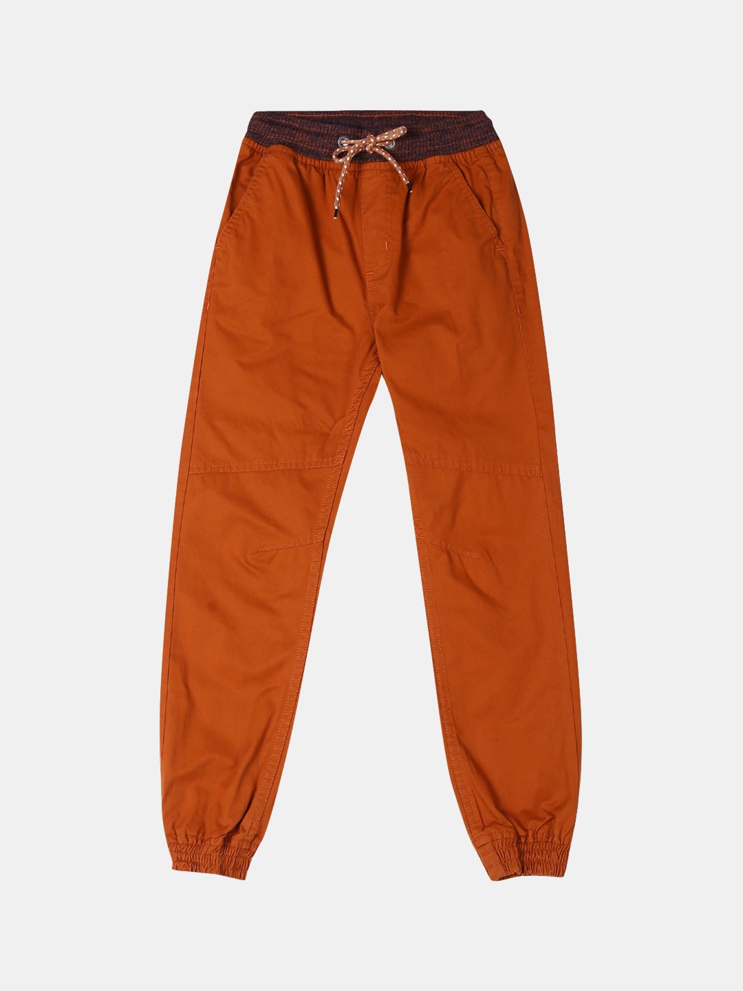 

Cherokee Boys Rust Orange Solid Joggers