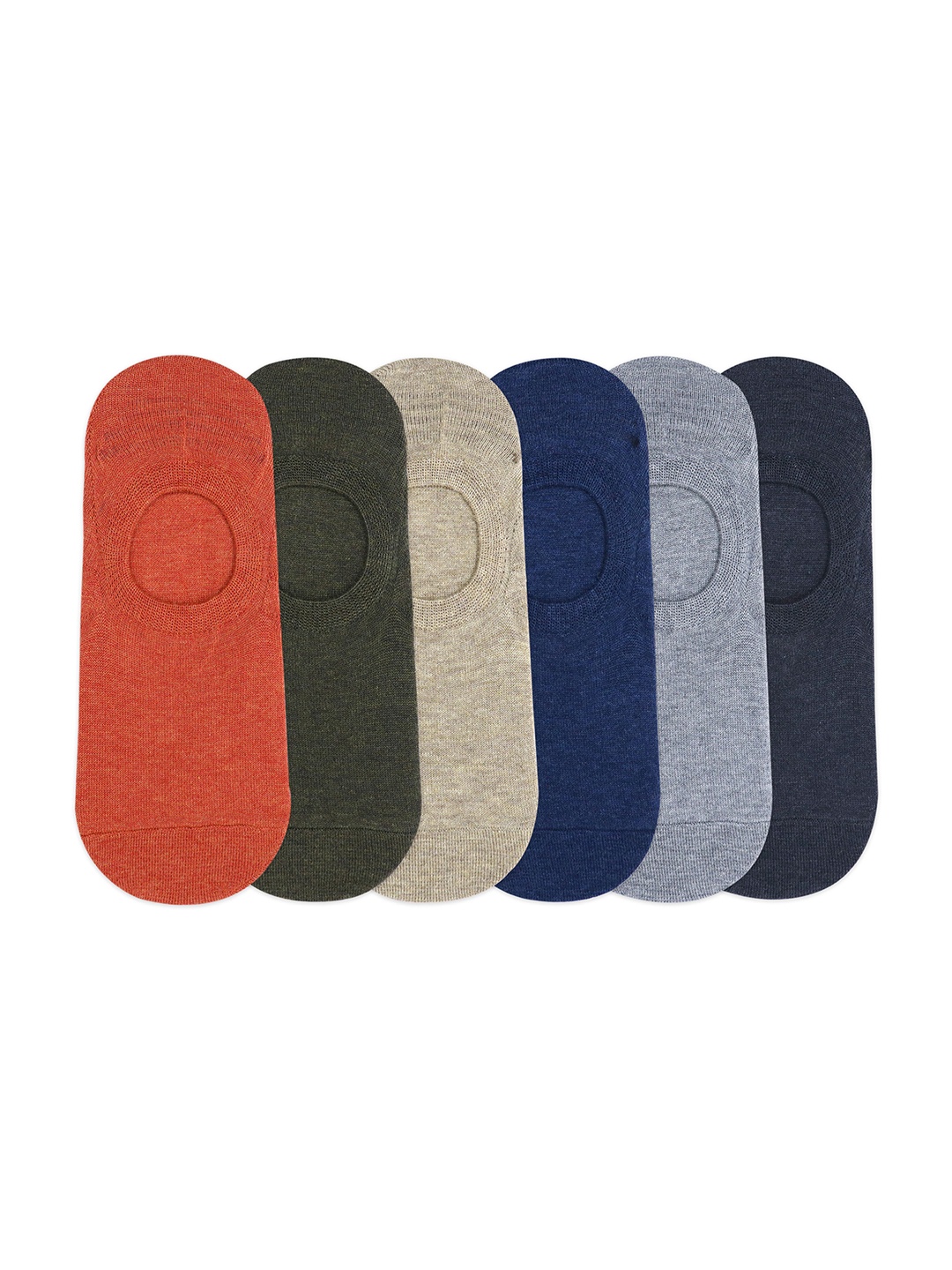 

Balenzia Men Pack Of 6 Assorted Shoe Liners, Multi