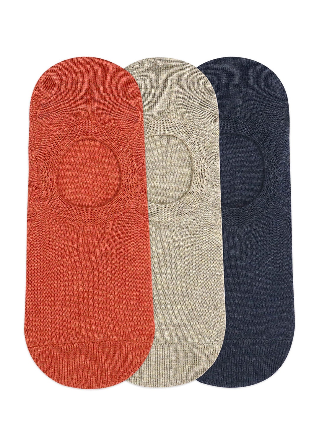 

Balenzia Men Pack of 3 Assorted Cotton Shoe Liners