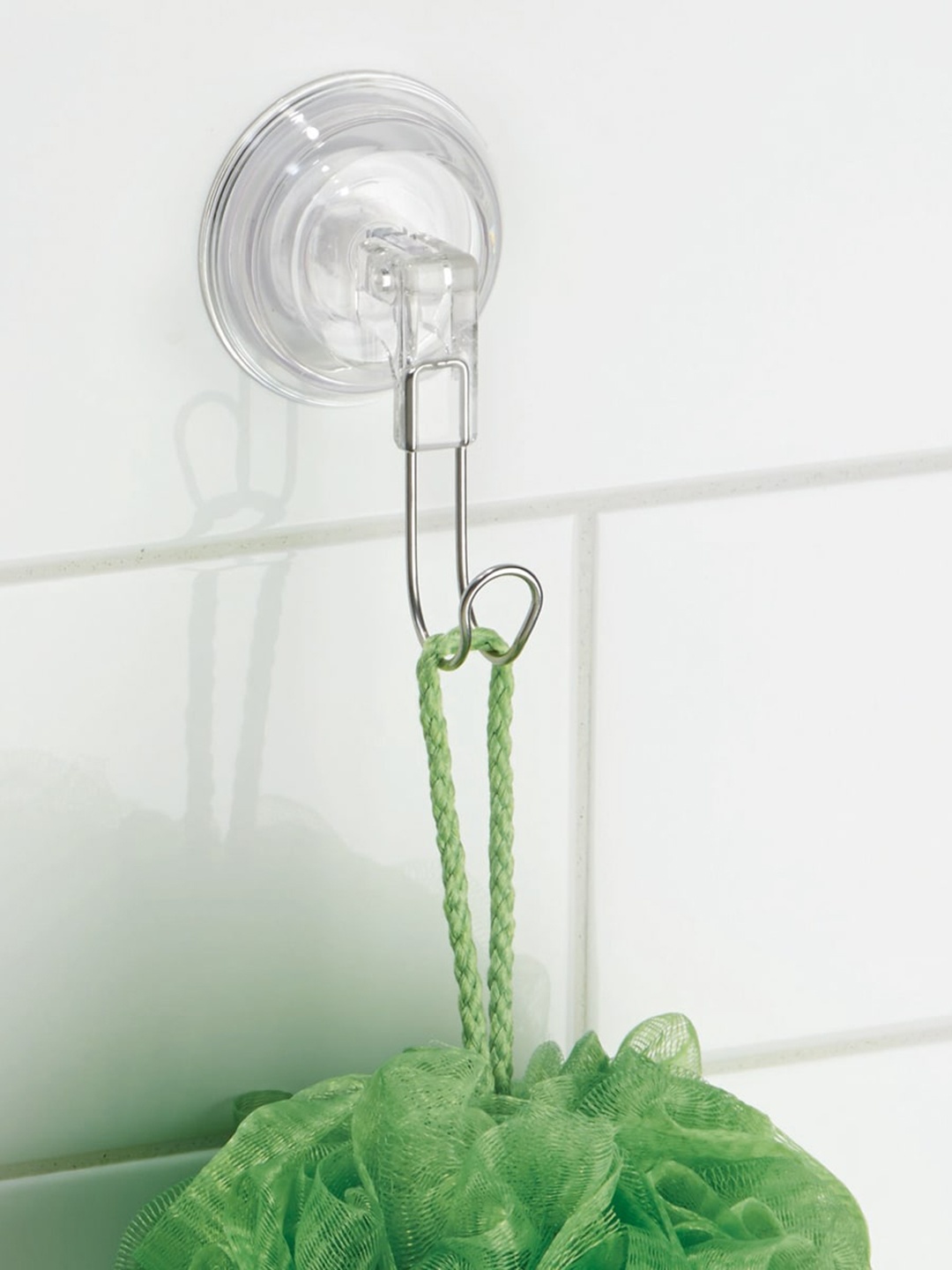 

Interdesign Transparent & Steel Power Lock Suction Hook