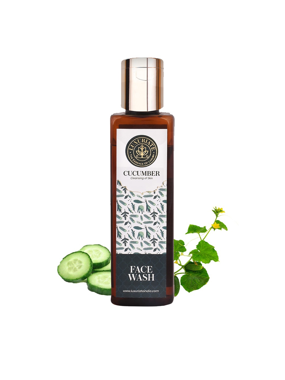 

LUXURIATE Unisex Cucumber Herbal Cleansing Face Wash,100 ml, Blue