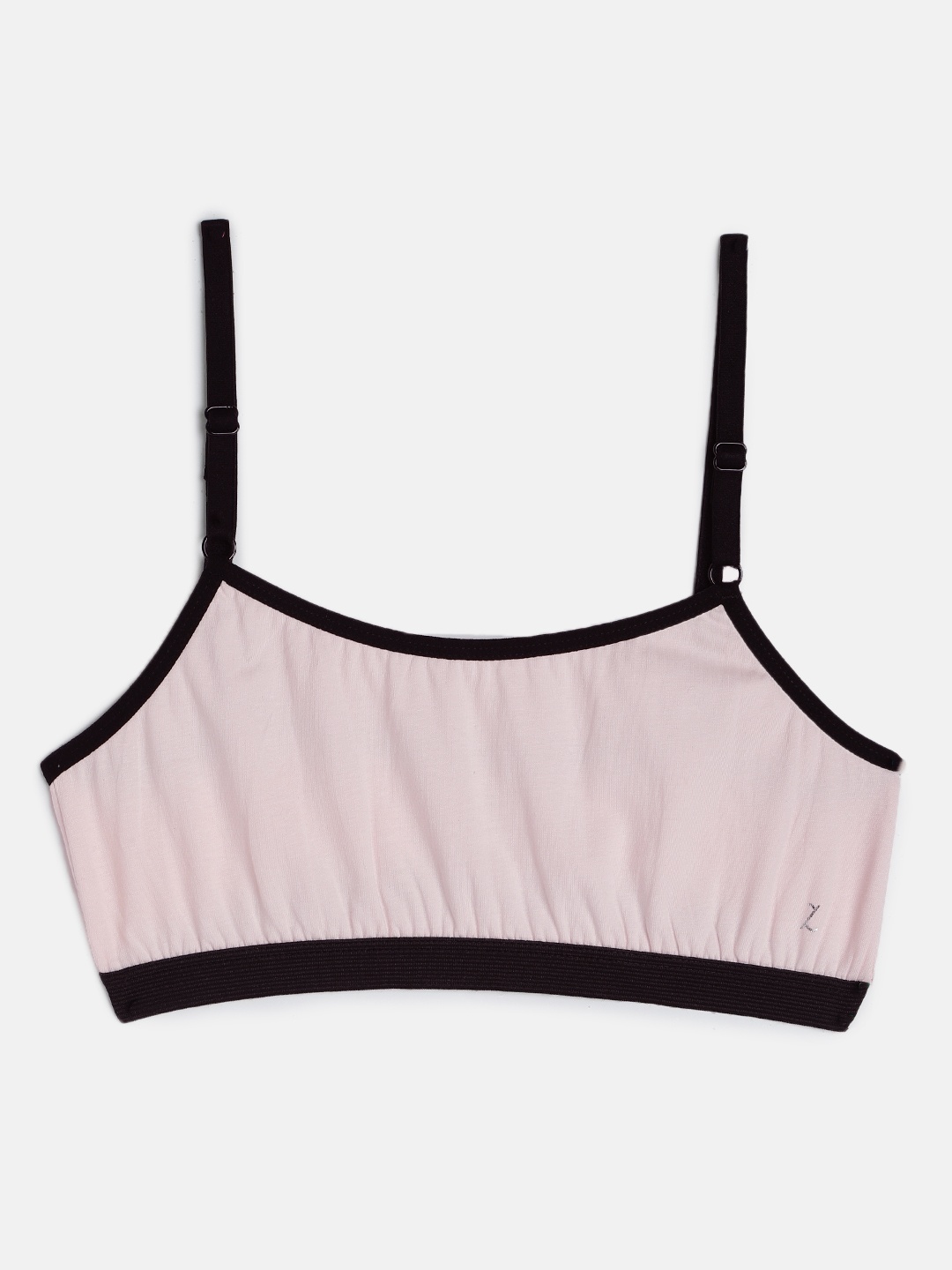 

Zalza Girls Pink Solid Non-Wired Non Padded Organic Cotton Bralette Bra
