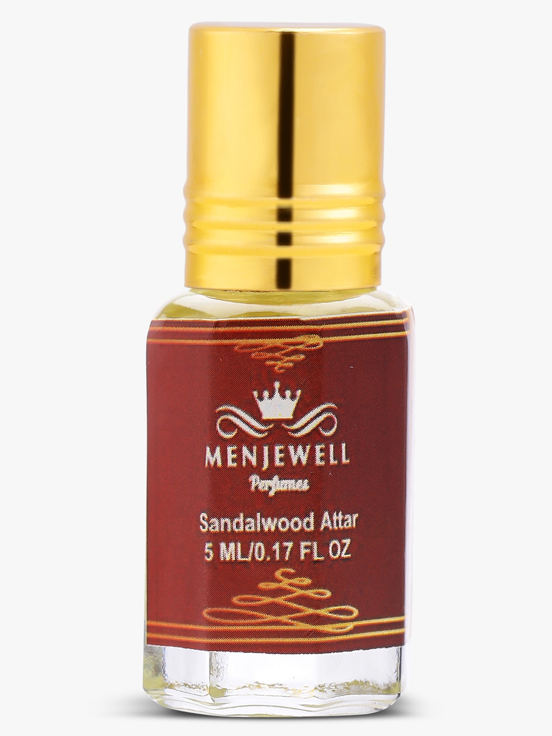 

Menjewell Sandalwood Attar Perfume 5ml, Transparent