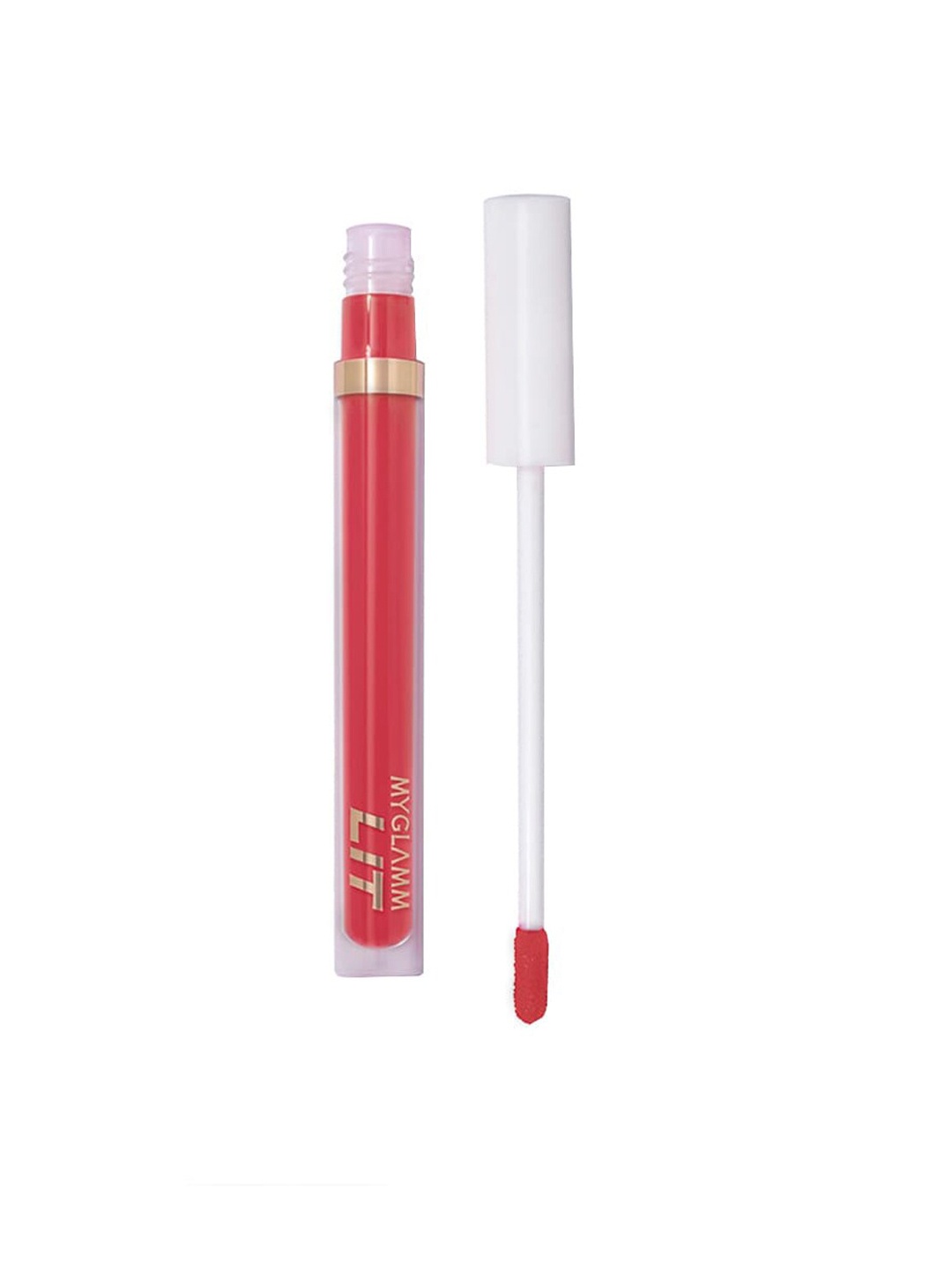 

MyGlamm LIT Liquid Matte Lipstick-OTP-3ml, Red