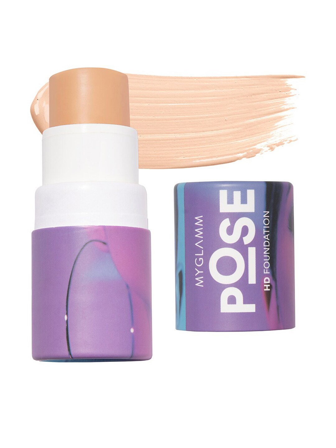 

MyGlamm Pose HD Foundation Stick - Shell Bridge, Beige