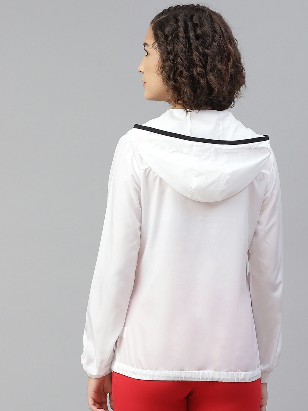 

HRX By Hrithik Roshan Women Bright White Solid Packable Rapid-Dry Running Jackets