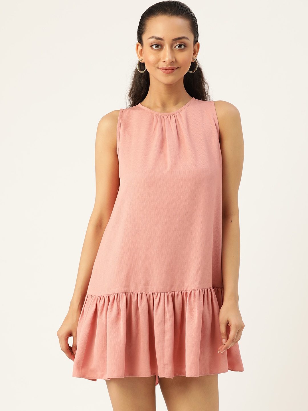 

20Dresses Women Dusty Pink Solid A-Line Dress