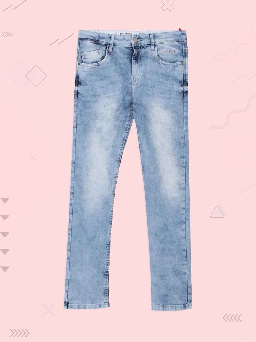

U.S. Polo Assn. Kids Boys Blue Regular Fit Jeans
