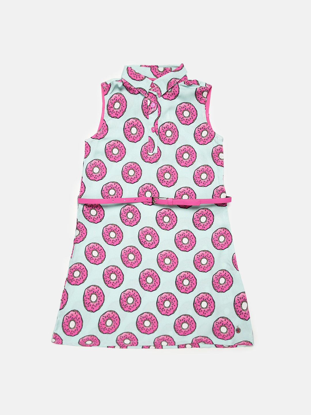 

ELLE Girls Multicoloured Printed A-Line Dress, Multi