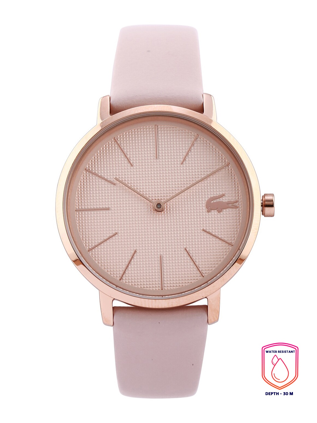 

Lacoste Women Rose Gold & Pink Analogue Leather Watch 2001113