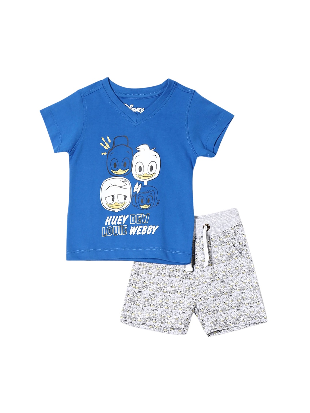 

Colt Boys Blue & Grey Printed T-shirt with Shorts