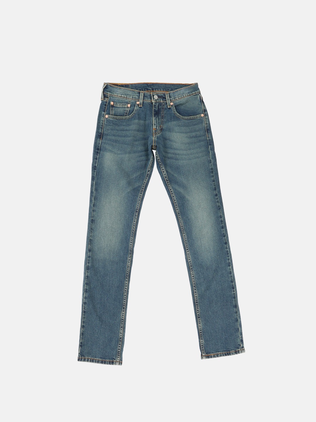 

Levis Men Blue 65504 Skinny Straight Fit Light Fade Stretchable Jeans